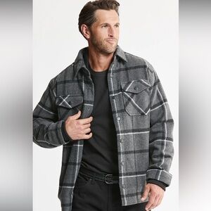 Sherpa Lined Wool Blend Jacket